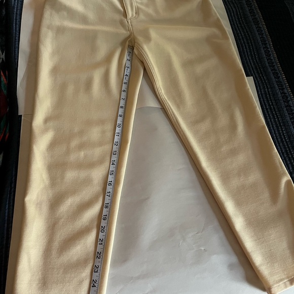 VTG Christian Dior Boutique flat front virgin wool blend cream pants US … - Picture 9 of 15